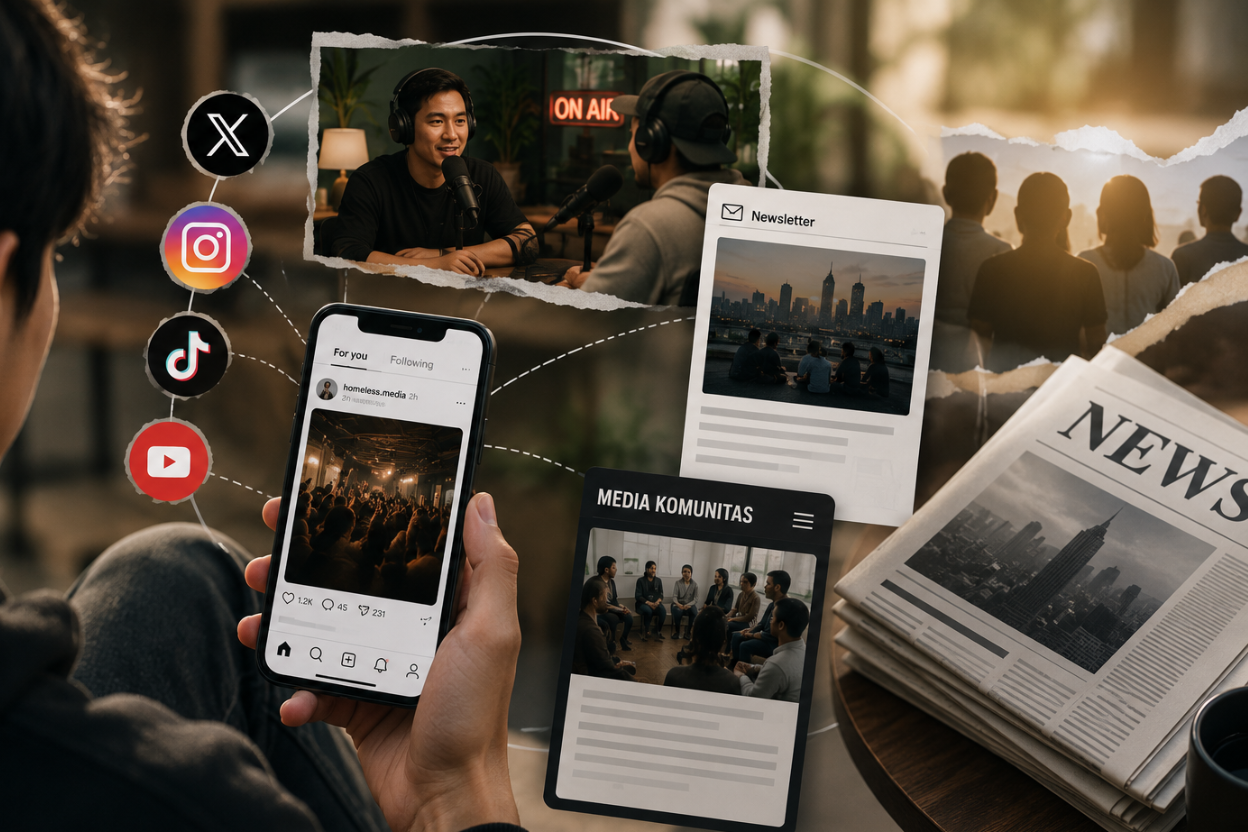 Homeless Media dan Pergeseran Cara Generasi Baru Mempercayai Informasi